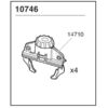 10746 Kinnituskomplekt 4tk. Fast-Click