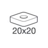 34186 Mutter, nelikant 20x20