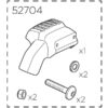 52704 Kinnituskomplekt vasak
