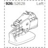 52628 Tulede raam, vasak