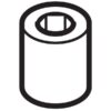 52639 Round nut 898