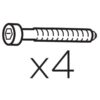 52736 Polt M6X44, 4tk