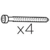 52737 Polt M6X58, 4tk
