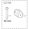 52748 Rear plates
