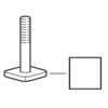 52831 T-Bolt M6 Serrated