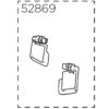 52869 Foot Support Lever L&R