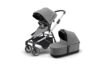 Thule Sleek + Bassinet - Alu / Grey Melange