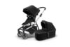 Thule Sleek + Bassinet - Alu / Midnight Black