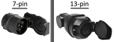 7 pin ja 13 pin auto pistikud