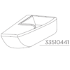 33510441 Cargo Tray Double Black