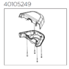 40105249 Front- Caster Cover
