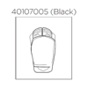 40107005 Harness Buckle - Black