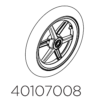 40107008 Wheel Assembly 12" Front