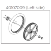 40107009 Wheel Assembly 16" Rear L