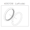 40107018 Tire & Tube Left 18"