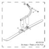 40103124 Ski Assembly-LH Ski Pulk