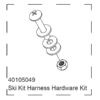 40105049 Ski Kit Harness Hardware 02-