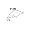 54245 Edge Flush Rail- Front cover Left
