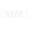54321 Standard Hinge Plate Set
