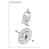 40192442 Caster Wheel Assembly