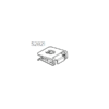 52821 M6 Chimney nut