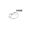54598 Oval end cap