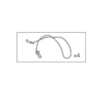 54513 Bungee Cords (Set of 4)